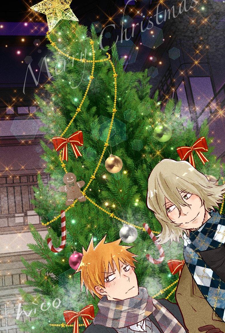 milkllatte's tweet image. 24日目を担当させていただきました、
丹子です！クリスマスデートする浦一のイラスト描かせていただきました🎄✨

毎年素敵な企画をありがとうございます〜！！楽しく描かせてもらいましたメリクリ！
#x15アドベントカレンダー2025