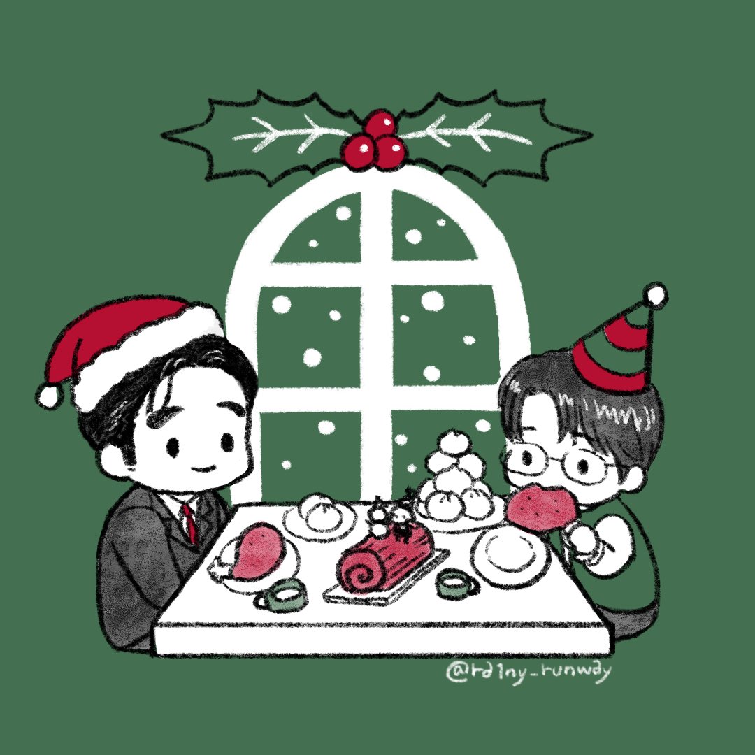ra1ny_runway's tweet photo. リクエストありがとうございました！
『クリスマスパーティーする狂聡』 https://t.co/uFjhRitI8Q