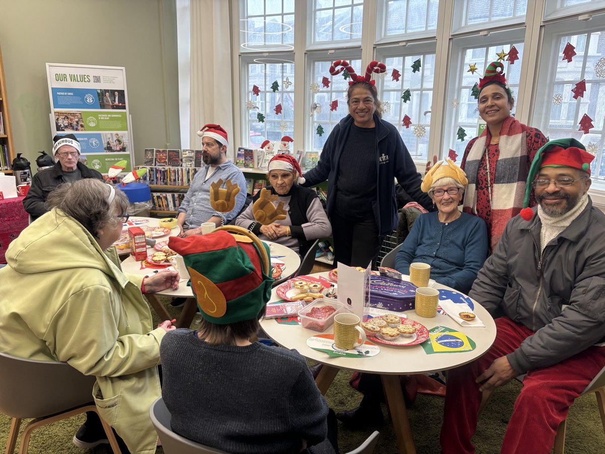 GreenwichLibs's tweet image. We enjoyed a fabulous Christmas party at #PlumsteadLibrary’s #CoffeeMorning this week! Join us on Wednesdays from 10am-12noon for community, conversation and more, all are welcome! ☕️ #LoveYourLibrary