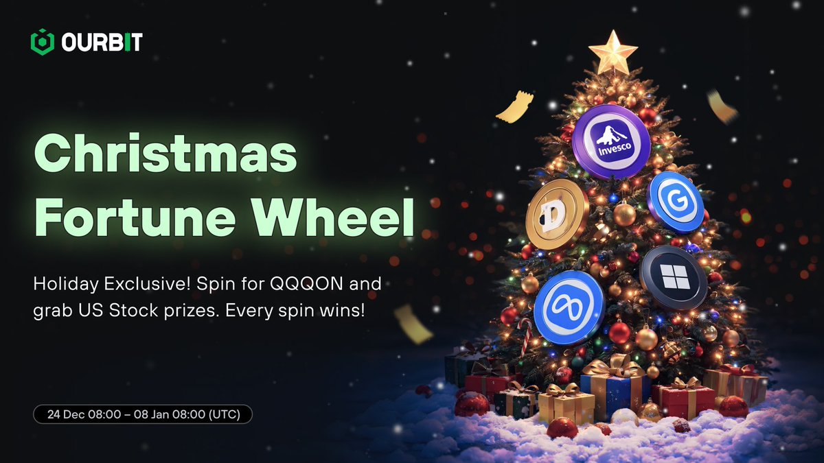 🎡 クリスマス・フォーチュンホイール｜

1回のスピンで米国トップ100テック株を狙おう！

🎄 このクリスマス、ナスダックをあなたの靴下の中へ！

💥 先物またはDEXを取引して、無料スピンをゲット！

💯 賞金プール：1