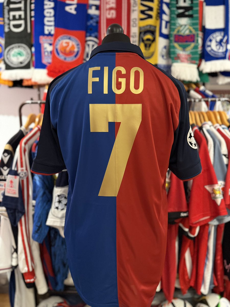 🚨NEW PRINT CLAXON🚨 ⚽️ 7 LUÍS FIGO 🇵🇹 📆 Barcelona - Home