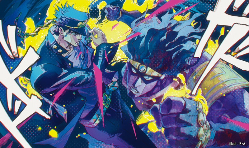 『C107/冬コミ/オンライン頒布/新作第13弾』   
 「承太郎」のスリーブとプレイマットです。     
イラストは、R・A様(@RAmedjed)になります。 