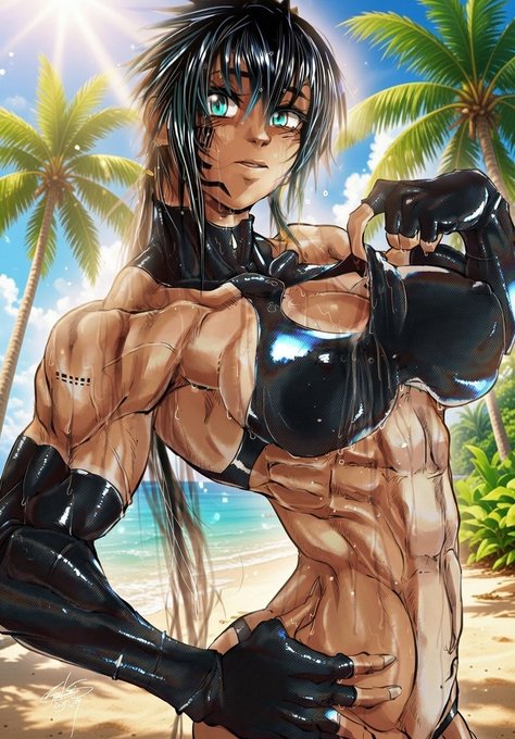 他にも試してみまして。背景の入れ替え、髪色の変更、服の種類を変更とかなり高度に編集できる。
これ逆に言えば一度描き終えた絵を上げて、そのうえでXに修正させたものを完成品として上げなおせば、まぁ絵の編集ソフトのひとつとして成り立つ・・・のか? 