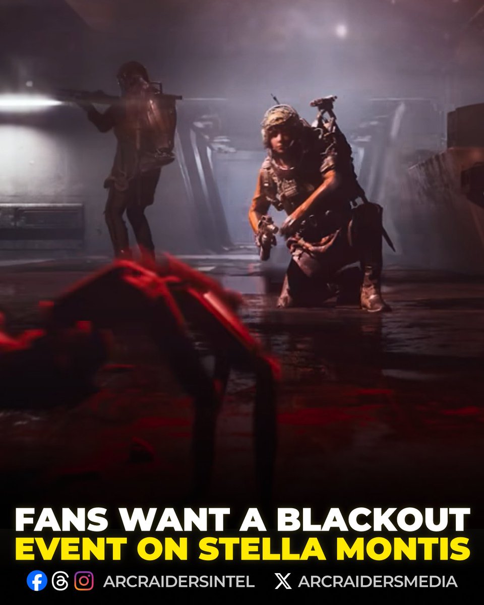 ARCRaidersMedia's tweet image. ARC Raiders players are pushing for a blackout event in Stella Montis

- A completely dark map where players must depend entirely on flashlights

- High-risk, high-reward gameplay with severely limited visibility

- All artificial lighting disabled across Stella Montis, with only…