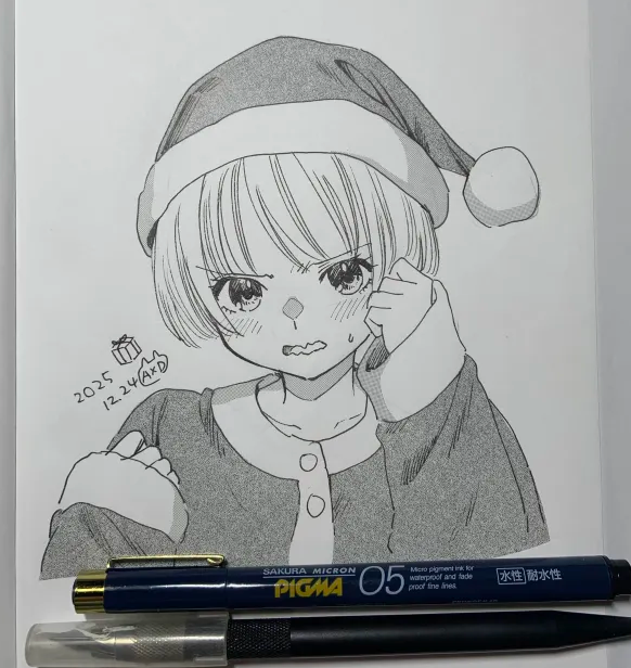 1日1絵 #アナログイラスト