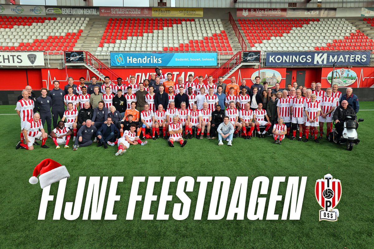 𝐅𝐢𝐣𝐧𝐞 𝐟𝐞𝐞𝐬𝐭𝐝𝐚𝐠𝐞𝐧, 𝐎𝐬𝐬𝐞𝐧𝐚𝐫𝐞𝐧!🎄❤️

Het jaar loopt op zijn einde, en we willen deze gelegenheid aangrijpen om jullie te bedanken voor jullie geweldige steun en enthousiasme het afgelopen jaar.

We wensen jou en je naasten een fantastische rood-witte kerst.