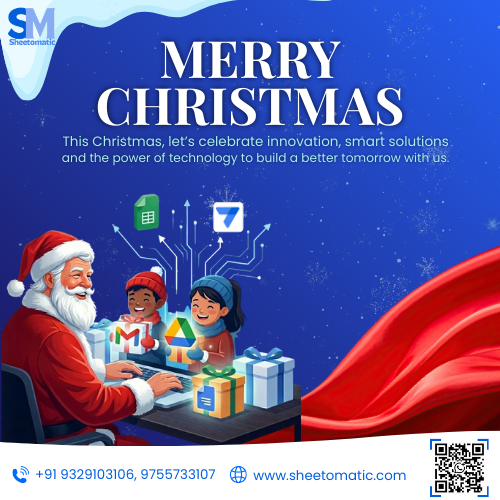sheetomatic's tweet photo. 🎄 Merry Christmas from Sheetomatic!
Wishing you joy, peace, and smarter workflows in the year ahead ✨
#MerryChristmas #Sheetomatic #Automation https://t.co/UA5BwIA898