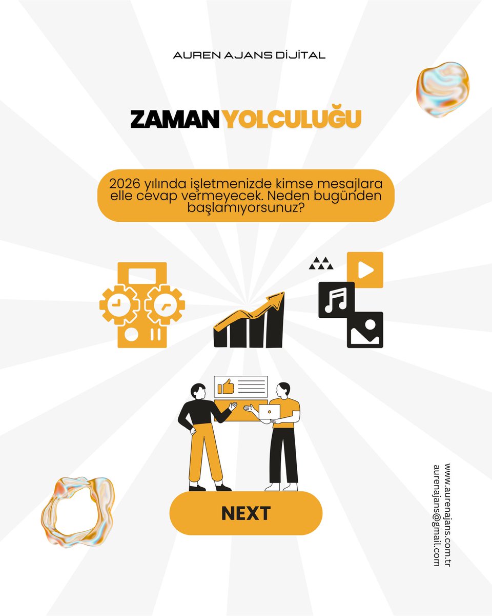 AURENAJANS's tweet photo. Gelecek Beklemez, Auren Yönetir.
2026 yılında hiçbir başarılı işletme, müşteri mesajlarına manuel cevap vererek vakit kaybetmeyecek. O gün geldiğinde ya oyunu kuran tarafta olacaksınız ya da geçmişin hantal yöntemleriyle silinip gideceksiniz.
#dijital #aurenajans https://t.co/7ykJ9eE0Gn