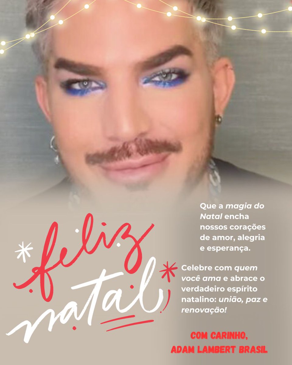 Um FELIZ NATAL a todos os Glamberts 🎄✨️❤️🎅🤶