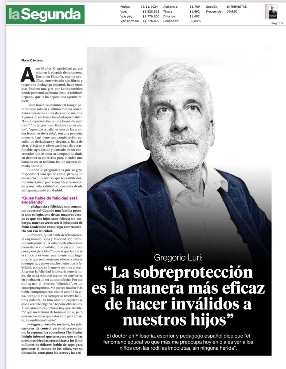 leanrobert1's tweet image. “La sobreprotección es la manera más eficaz de hacer inválidos a nuestros hijos”. 👇🏾