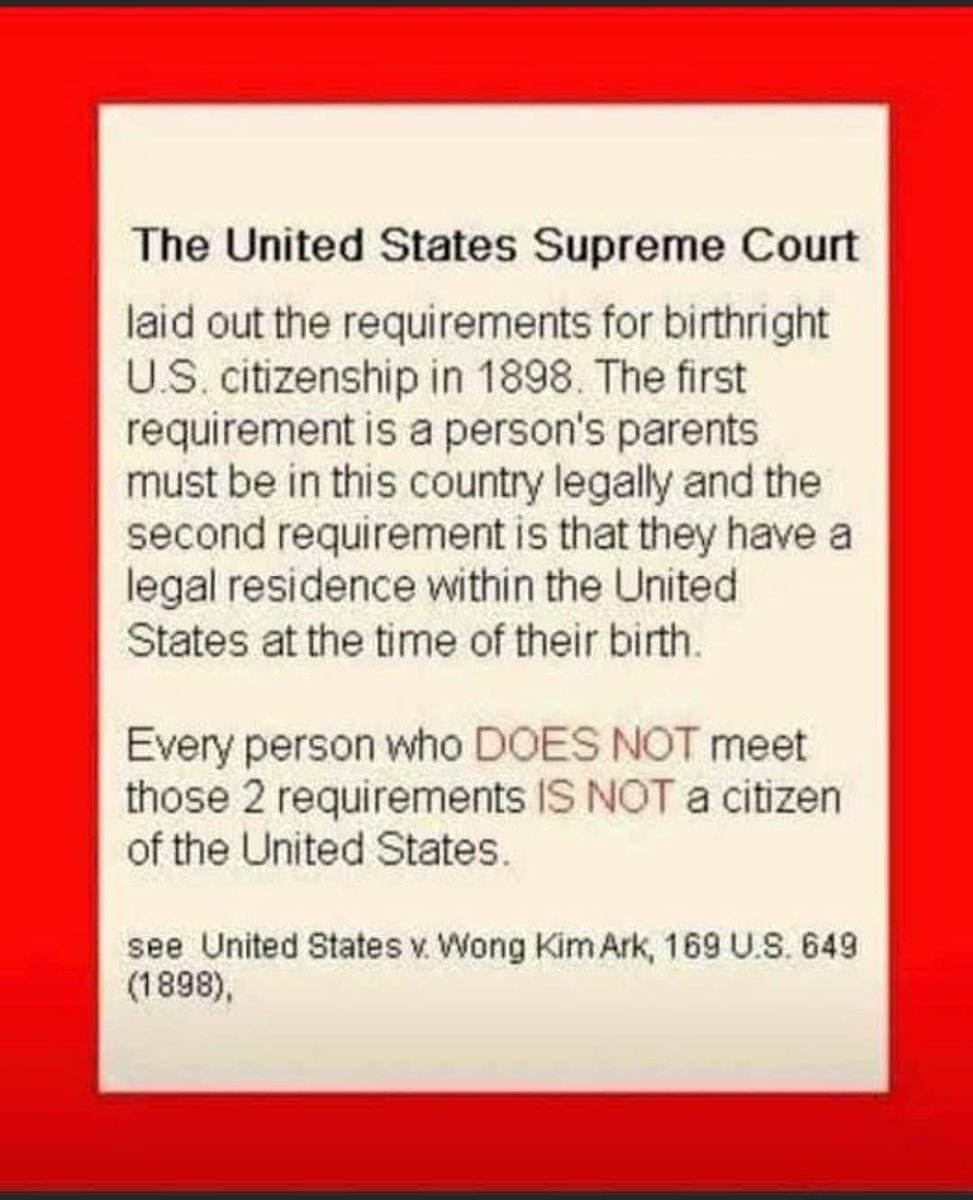 CreasonJana's tweet image. It appears this was already settled in 1898.

Why has it been taken advantage of and bastardized since?!

SCOTUS!