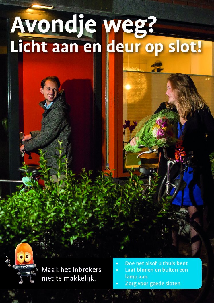 Feestdagen worden vaak buiten de deur doorgebracht. Zorgt u er in ieder geval voor dat de woning goed is afgesloten  en laat verlichting aan. U wilt bij thuiskomst niet voor nare verrassingen komen te staan. 
#Waddinxveen #wijkagenten #preventie #lichtaan #deuropslot #feestdagen