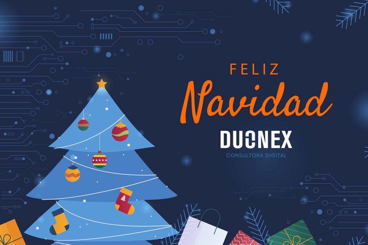 duonex_es's tweet photo. Desde DUONEX os deseamos unas fantásticas fiestas navideñas, cargadas de ilusión y alegría. Que lo que suene sean villancicos, no tanto el teclado del ordenador. Que el teléfono lo cojamos para llamar o enviar un mensaje de felicitación, no para responder a un email ¿urgente? https://t.co/EPFxSwknfv