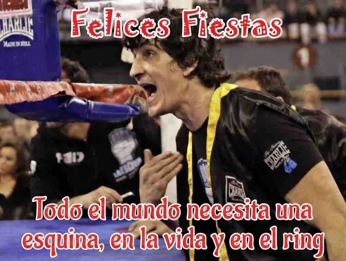¡Felices Fiestas, hermanitos!
En el ring y en la vida, lo importante es tener una buena esquina. Alguien que te dé una voz de aliento, una palmada en la espalda, que te susurre al oído eso de “un asalto más” cuando crees que ya no puedes; alguien que te quiera, que te proteja