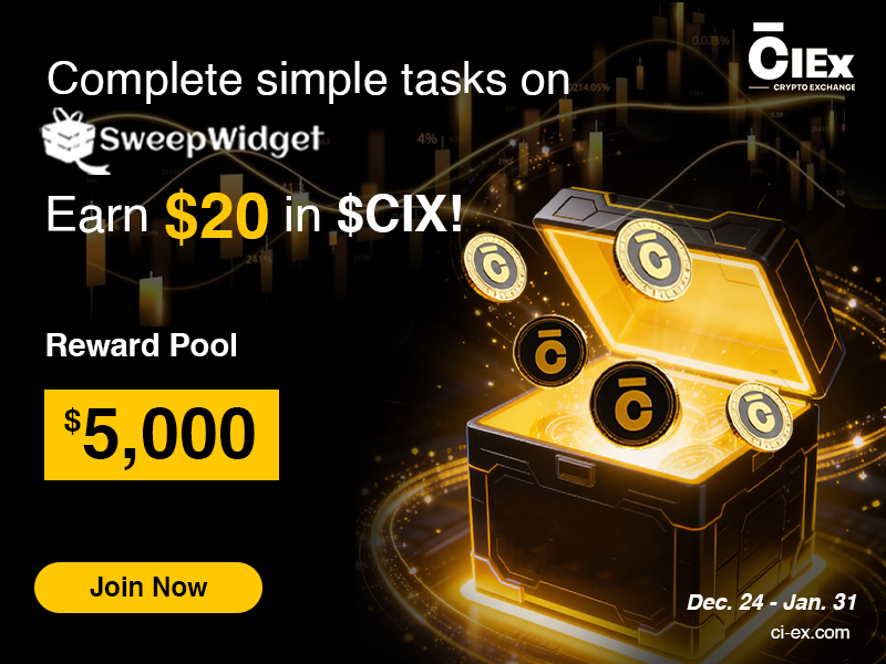 CENTURION_INVST's tweet image. Complete simple airdrop tasks on Sweepwidget and earn $20 in $CIX 💰

💥 $5,000 reward pool
📅 Dec 24 – Jan 31

👉 Join now: sweepwidget.com/c/96200-vzfnhb…

#CIX #Crypto #Airdrop #CryptoRewards #BONUS #Earning #AirdropAlert #Rewards #token #EarnMoney #CryptoTrading