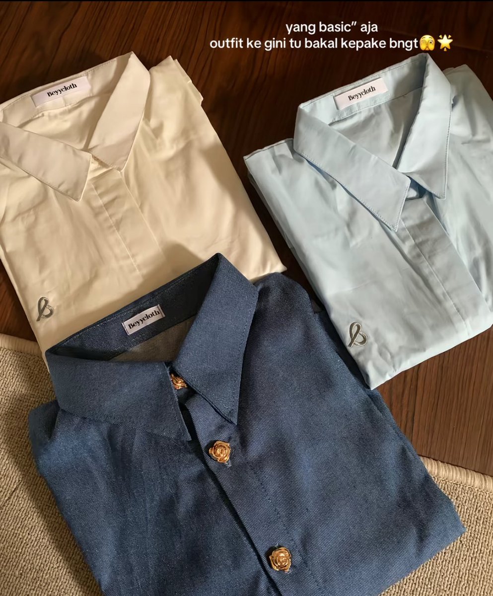 dJejingga's tweet photo. basic shirt for college

a thread https://t.co/VE7JcXgiRR