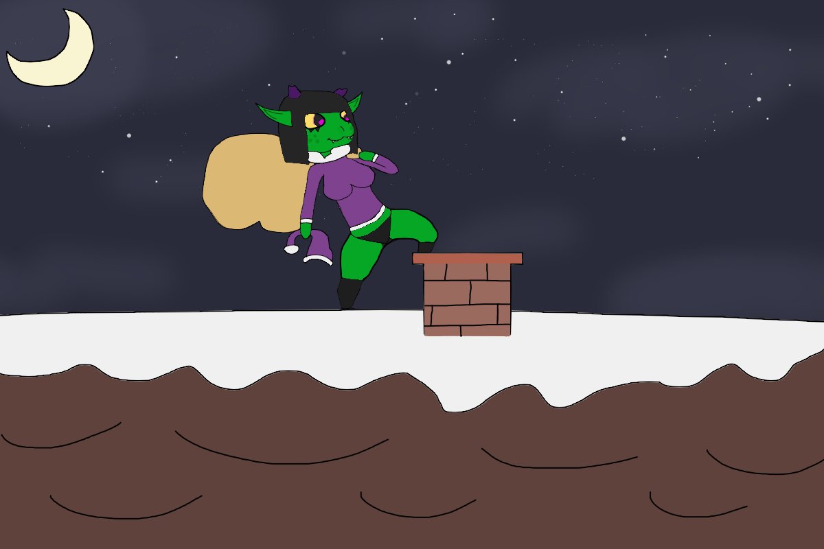 Gimblegobby's tweet photo. lil silly comic I doodled up for the holidays

warm festive greetings from the gambloni https://t.co/zofdoTQQQH