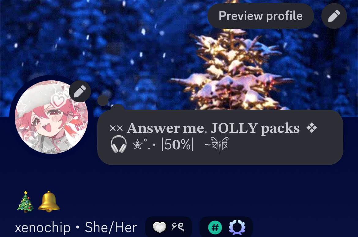 Xenochipp's tweet photo. How bout now is it jolly enough https://t.co/hJv7K47fdF