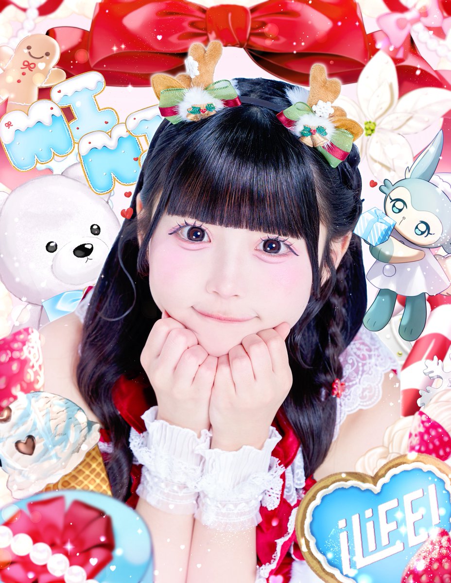 🛷𓂃꙳⋆ iLiFE! Xmas 🦌﹆·🎅🏻 ↟𐂂虹羽みに 「トナカイみにさんの