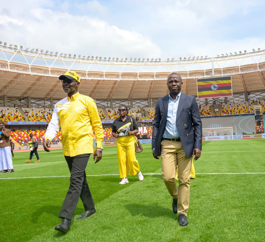 Rt. Hon Prime Minister <a href="/R_Nabbanja/">NABBANJA ROBINAH</a> and Hon. Min <a href="/OgwangOgwang/">Peter Ogwang</a> at the #HoimaStadiumGrandOpening! 

📸 <a href="/BlessingKasyaba/">KA-SYA-BA 📸</a>