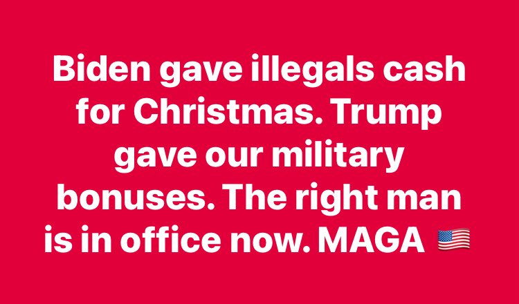 I voted for this!👇🏾

We need to take care of our military!