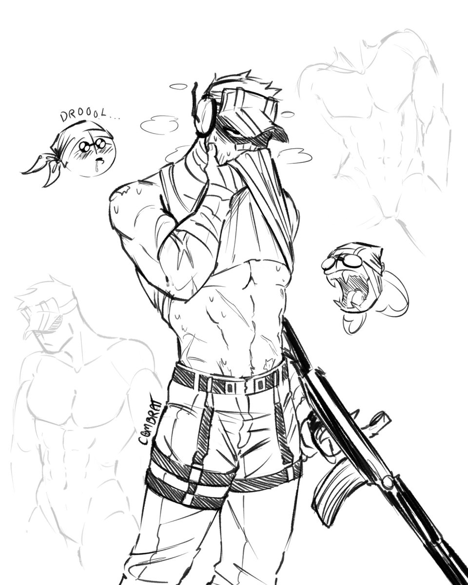 I think I finally found a brush for sketching that I like🙏🙏 anyways ummm it's hot in nevada hehahshf.....