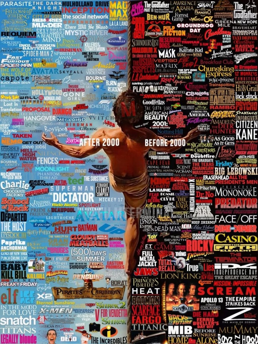 movies before 2000 or after 2000