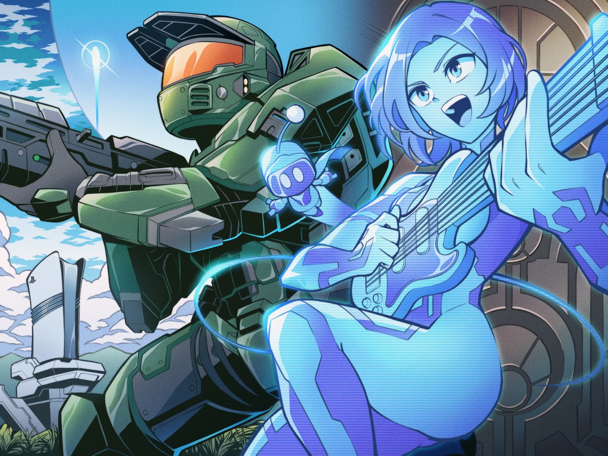 petyankomanju's tweet image. I made a slight adjustment to Cortana’s glow. Rediscovering the appeal of Mark V.