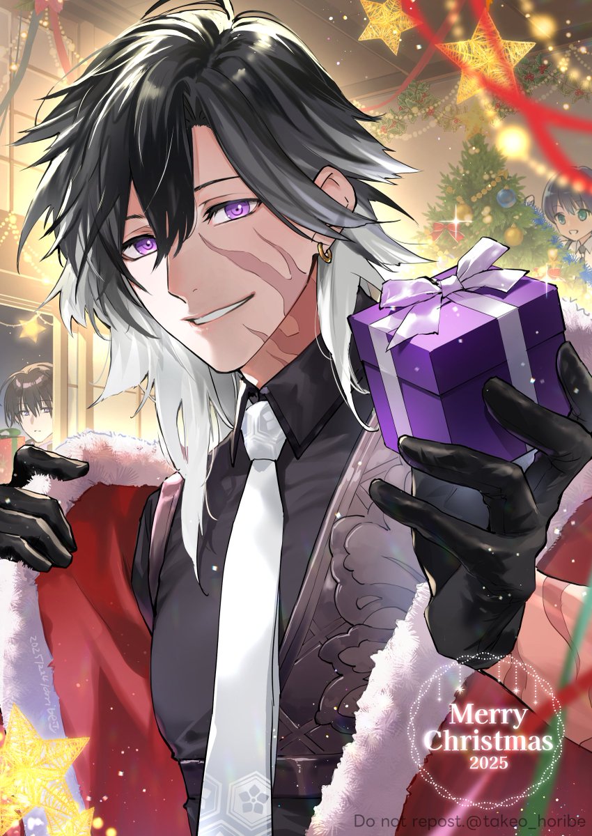 ✨🎄長船パーティー準備中🎄✨

実休サンタさん🎅より
「はい、キミの分✨」

これから本丸回るそうです。メリークリスマス～！