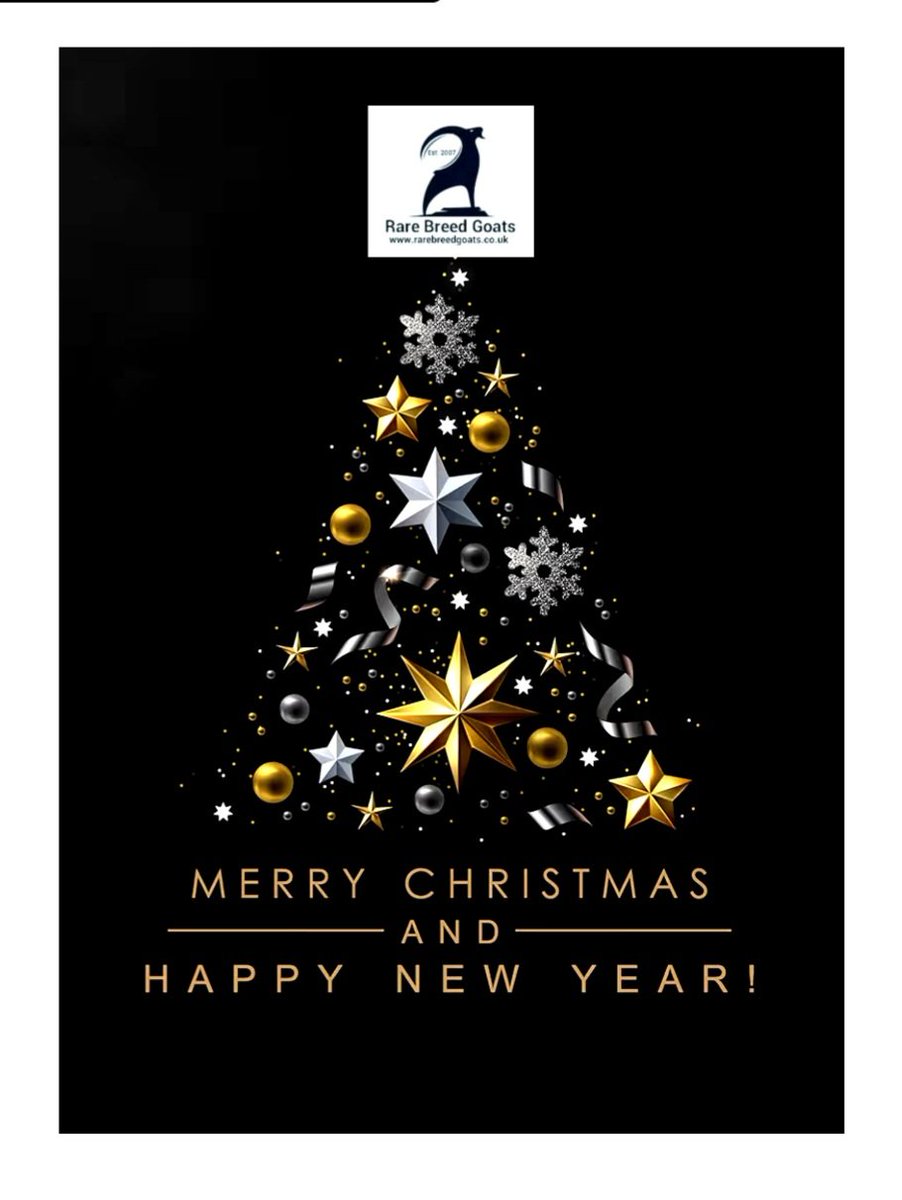 RareBreedGoats's tweet photo. Wishing you all a very Merry Christmas and a Happy New Year.

Many thanks for all your continued support with our Rare Breed Goats. 

Best wishes from all of us here.
#rarebreedgoats https://t.co/dUzSk3bE4q