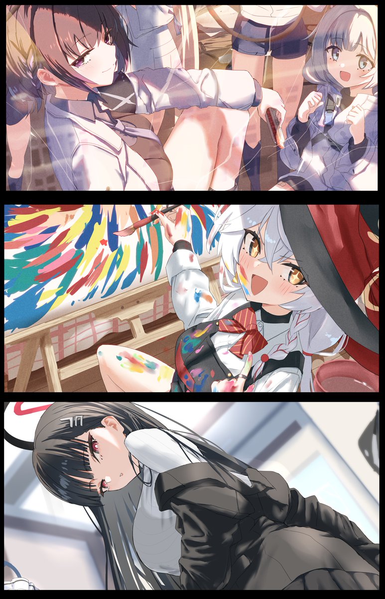 C107ブルアカイラスト本
新刊サンプルです! 

通販リンクはリプ欄に😌🙏 