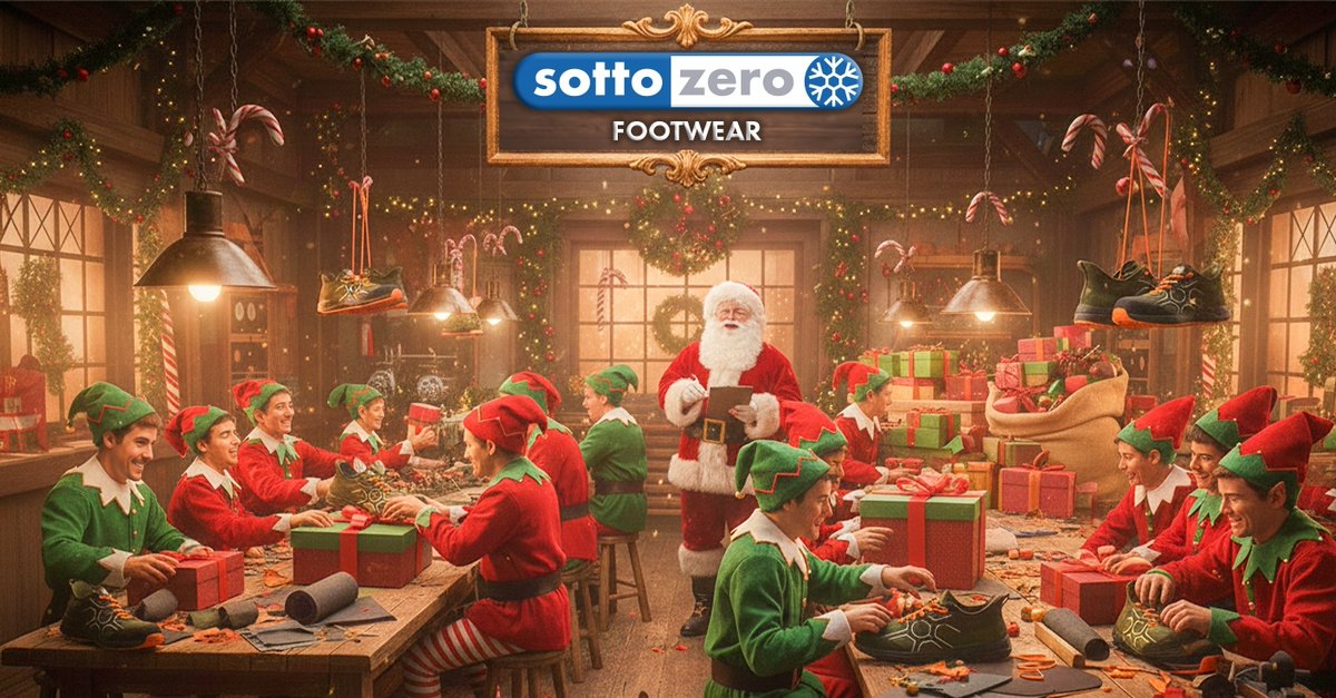 sottozerwork's tweet photo. Quest’anno gli elfi di Babbo Natale hanno una missione speciale: impacchettare le nuove FLEXIFLY.
Leggerezza, flessibilità e comfort pensati per chi lavora ogni giorno.

https://t.co/5Rr1cPmvFW

#SottozeroFootwear #Flexifly #ScarpeDaLavoro #Natale #Comfort #Innovazione #ElfAtWork https://t.co/LcTyYxZIyV