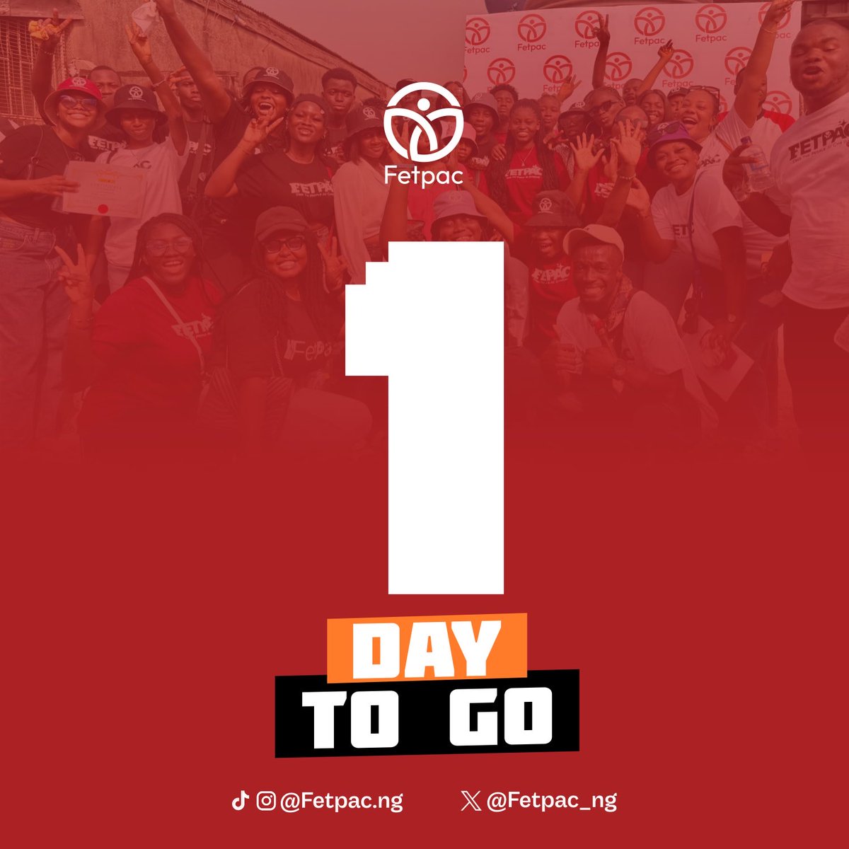 The wait is almost over! 
One more sleep, one big moment and a whole lot of impact.
Let’s show up, stand together, and make it count.

#FetpacThe7th   #FETPAC2025