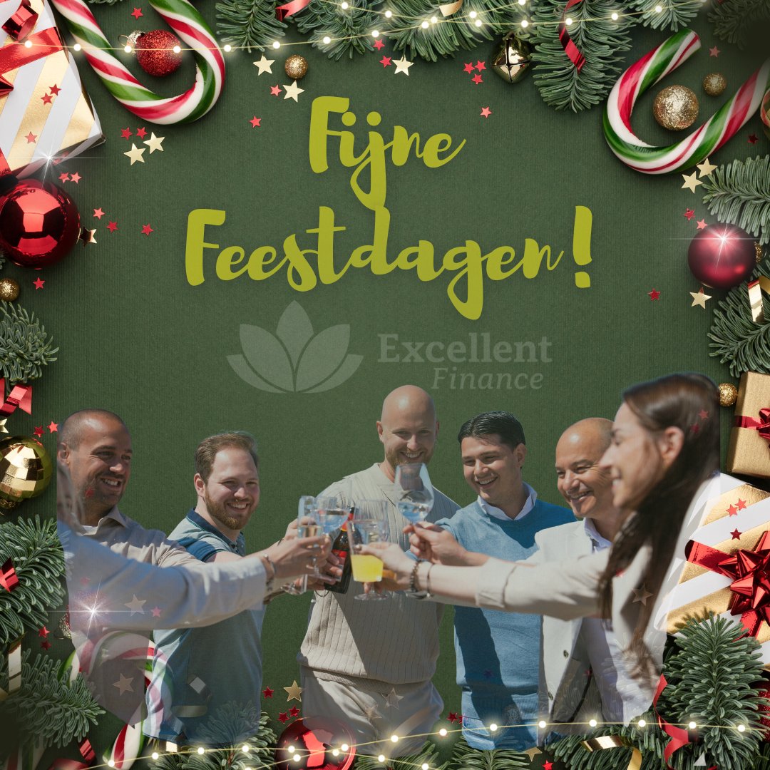 ✨Excellente feestdagen &amp; een financieel ontspannen 2026!✨
Bedankt voor jullie vertrouwen en samenwerking. Geniet van de feestdagen! 
In het nieuwe jaar bouwen we samen verder aan jullie financiële rust en succes!🎄💫
#ExcellenteFeestdagen #FinanciëleRust #HappyNewYear
