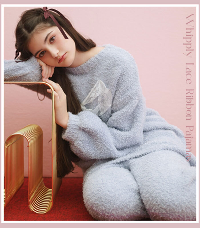 ピーチジョン PEACH JOHN フェザー カーディガン パンツ ソックス 最強に映える！？𝓡𝓞𝓞𝓜 𝓦𝓔𝓐𝓡