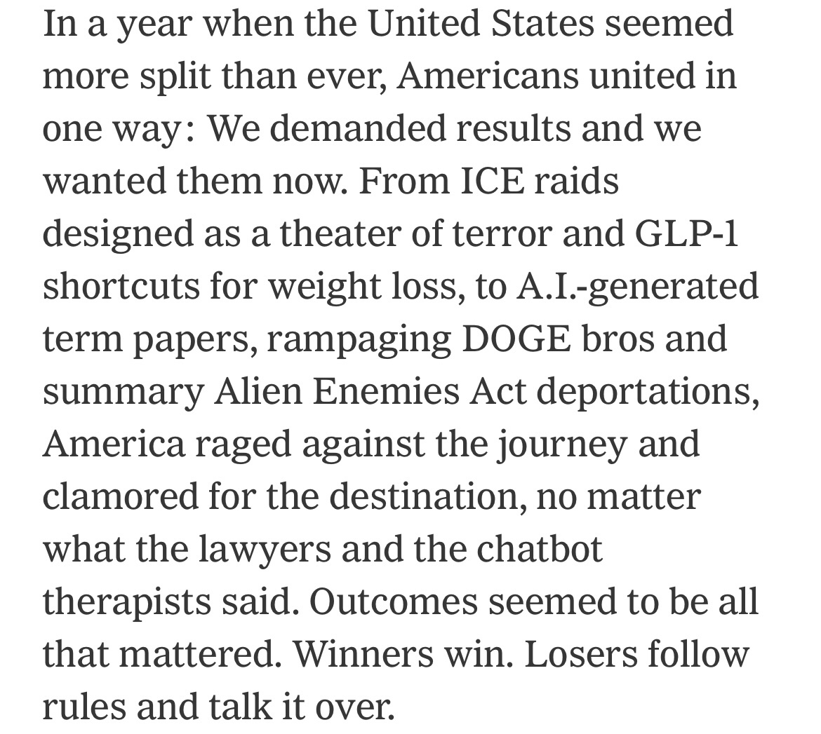 This one was fun to write: was 2025 a final stake thru the heart