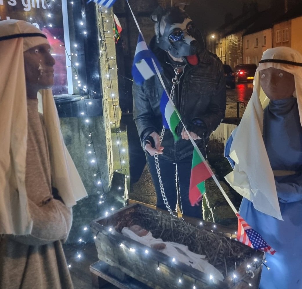 Sorry I'm late. Been re-directing 3 guys on camels. Have I missed anything?