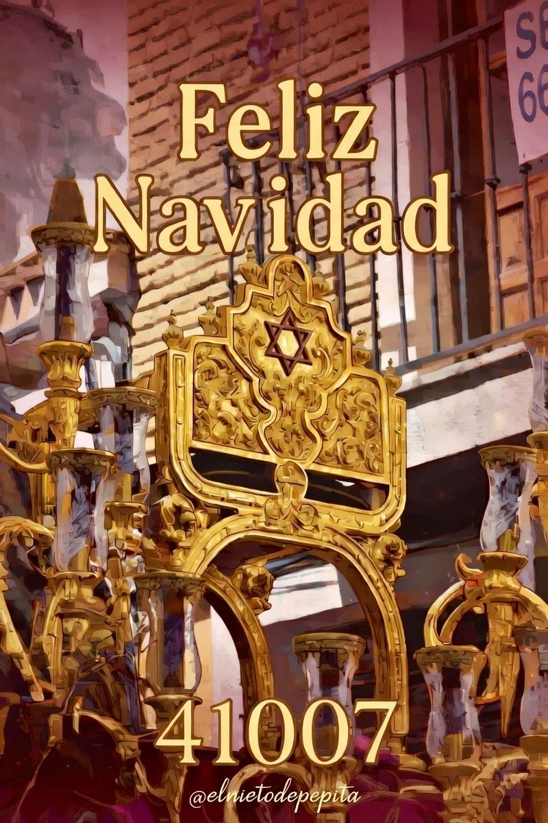 ElNietoDePepita's tweet photo. Como yo sé que no vais a mirar el móvil con las manos pringá de gambas y el vacilón de solera… Os dejo por aquí mi felicitación navideña.

¡Feliz Navidad a todos!

Viva el Polígono San Pablo y las avenidas largas. ¡Salú y libertá! https://t.co/UqP1uqNMAS