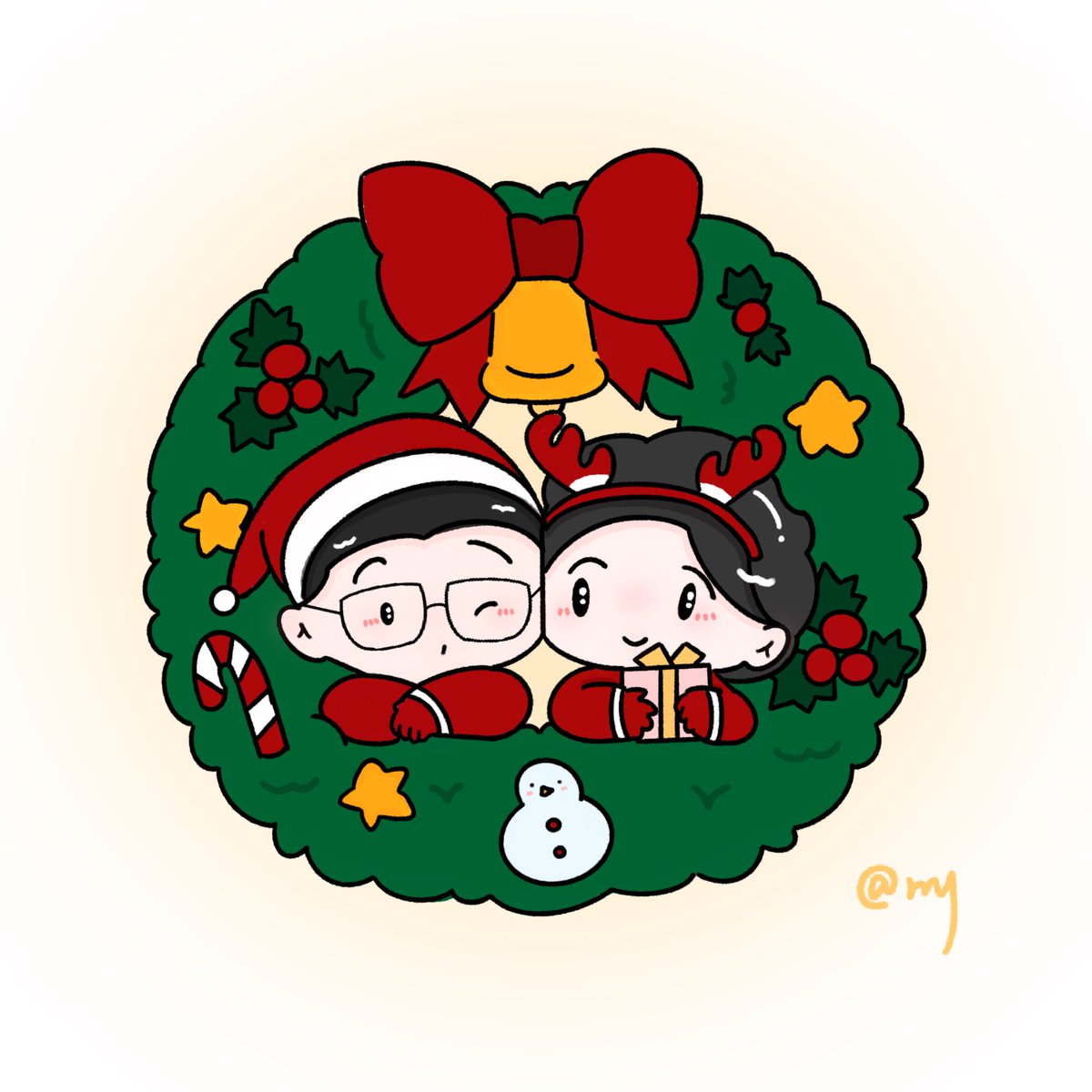 miyofmy's tweet photo. 🎄~

#김혜경 #이재명 #대통령내외 https://t.co/FUr7q5DTor
