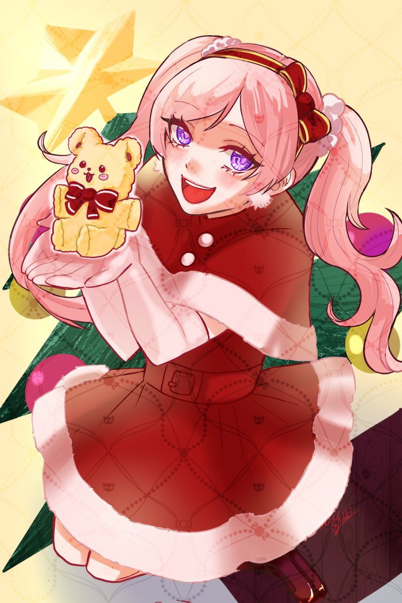 一昨年描いたサンタ少女です🎅 メリークリスマス🎄🦌 #メリークリスマス
