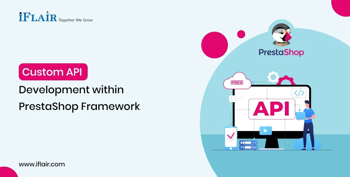 Scalable and secure level integration between platforms is critical in growing the business in the contemporary changes and demands in business dealings.
Read More, iflair.com/custom-api-dev…
#PrestaShop #APIDevelopment #EcommerceDev  #iflair