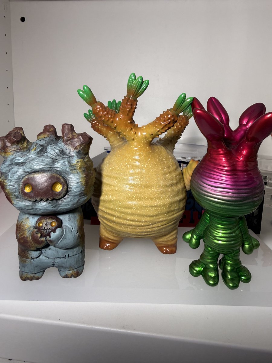 B-The-U ソフポットセット　チクコウ　デザフェス　ソフビ　フィギュア　蓄光 B-The-U ソフポットセット チクコウ デザフェス ソフビ フィギュア