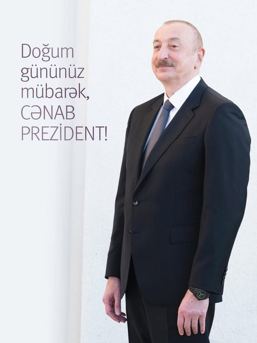 aynilajdar1111's tweet photo. Sözü qədər imzası qüdrətli olan, qalib lider, Müzəffər Ali Baş Komandan Ad gününüz mübarək!🇦🇿🇦🇿🇦🇿 
Zəfər yolunuz daim açıq olsun! https://t.co/rOXkWHJcsk