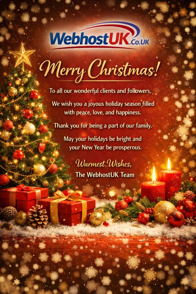 webhostuk's tweet photo. Merry Christmas!!🔔🎄🎅  
From : Team WebHostUK LTD ( @webhostuk ) https://t.co/0Xndl007VH