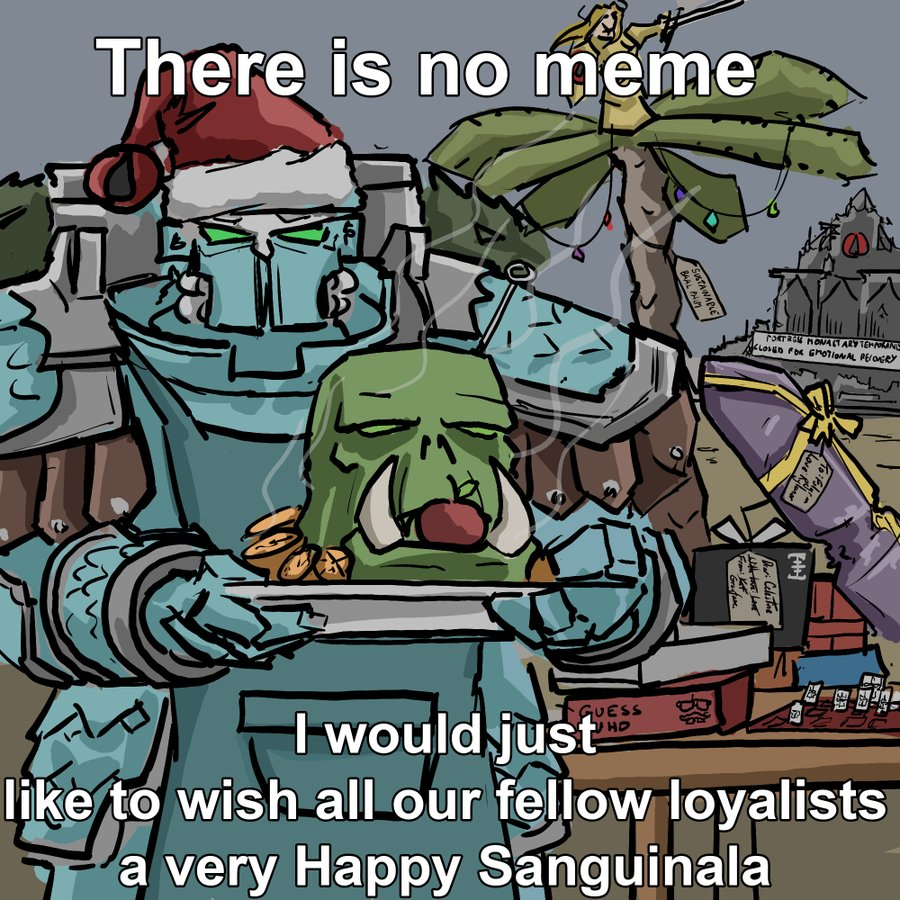 Happy Sanguinala, brothers and sisters.