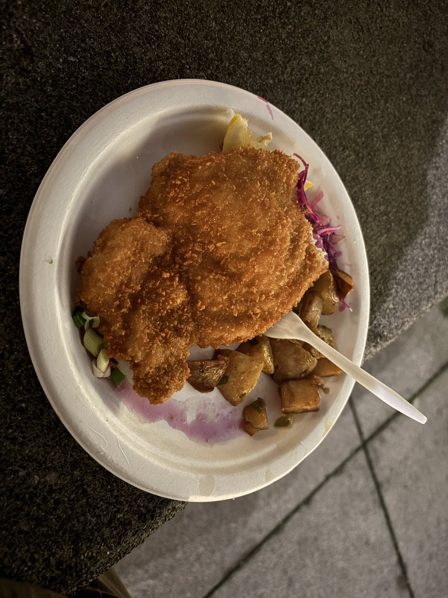 Seattle Christmas fair was generally overpriced but still worth checking out, had a mid cocoa, didn’t buy much, had an amazing schnitzel
