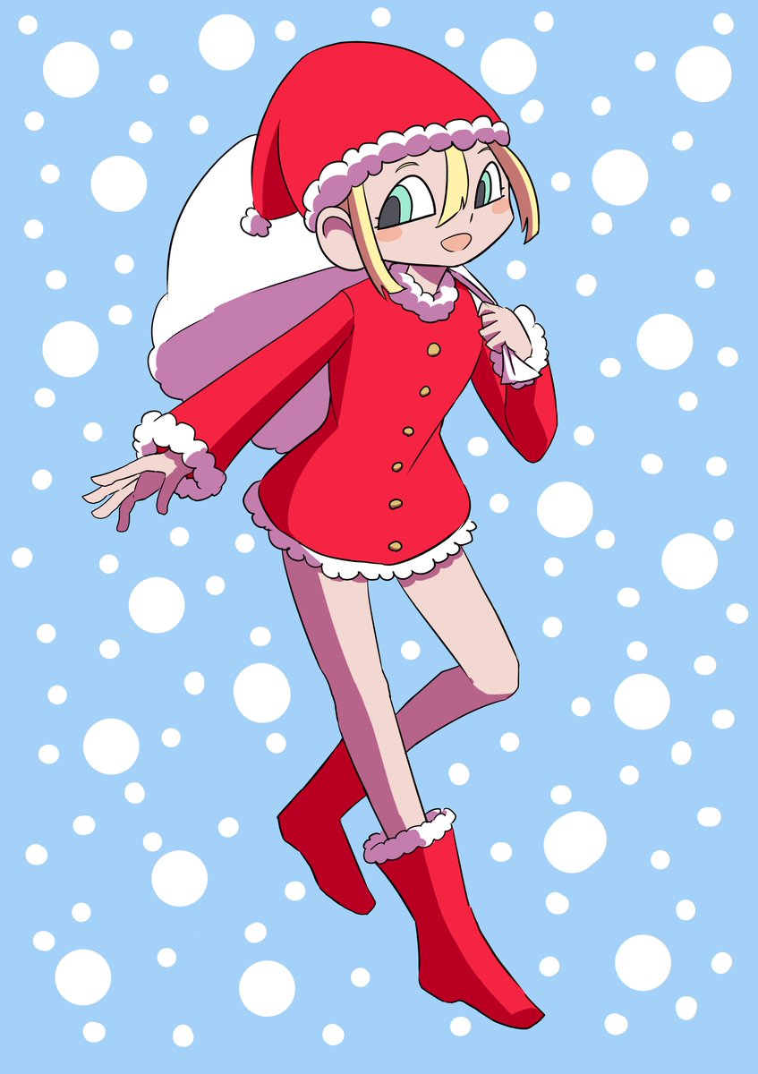 クリスマスなのでサンタイラスト
#イラスト　＃illustration　
#冬の創作クラスターフォロー祭り