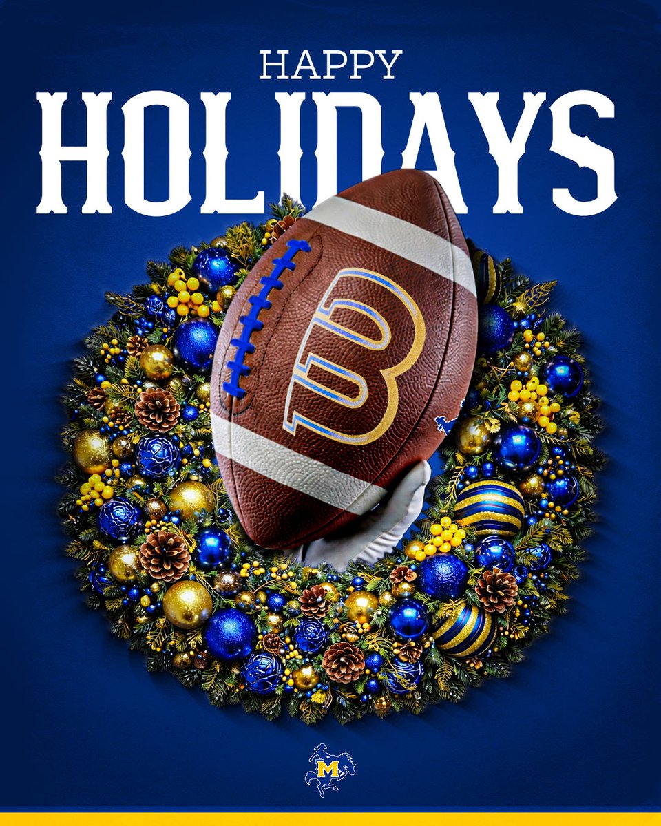McNeeseFB's tweet image. Wishing Cowboy Nation a happy and safe holiday season 🤠🏈

#GeauxPokes | #StampedeSZN