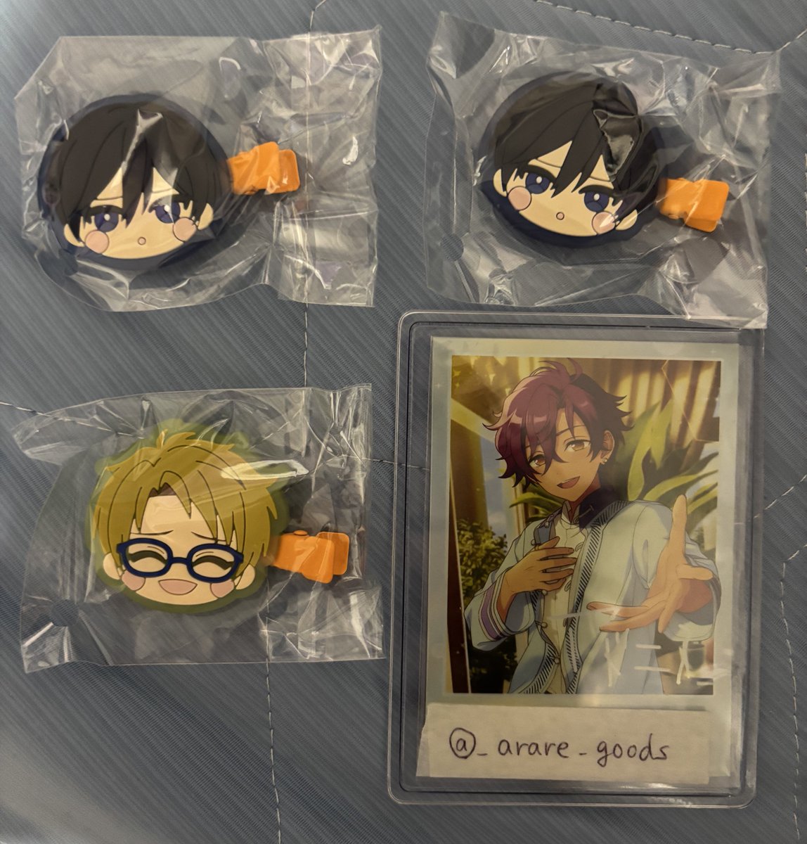 【交換】
あんスタ みにコレ 前髪クリップ2

譲）北斗2、真
求）アドニス、真緒、光

大阪手渡し、郵送

郵送の場合、1/17以降発送
各1欲しいため、お返事にお時間いただく場合がございます。
ツイフィ必読