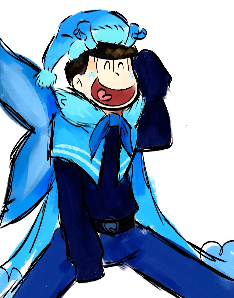 Jyushi as icedagger from ohighting becuz i have no idea what to draw for Christmas yaay This was so rushed